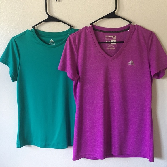 🏋🏻♀️ BUNDLE OF ADIDAS WORKOUT SHIRTS - Picture 1 of 5